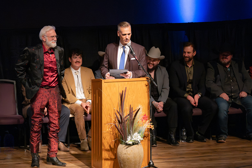 James with presenter James Eppler